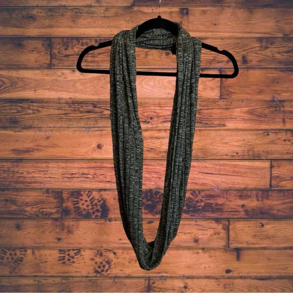 Brand Olive Green Ribbed super Soft Infinity Scarf - image 1