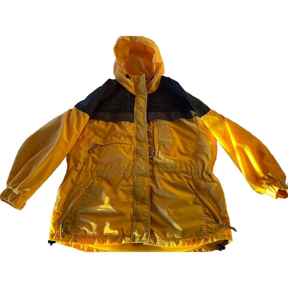 Columbia Columbia Womens L Yellow LS Polyester Ny… - image 1