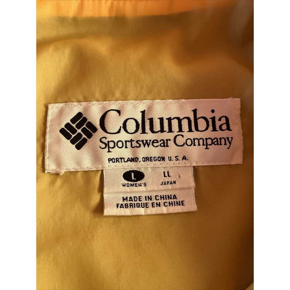 Columbia Columbia Womens L Yellow LS Polyester Ny… - image 3