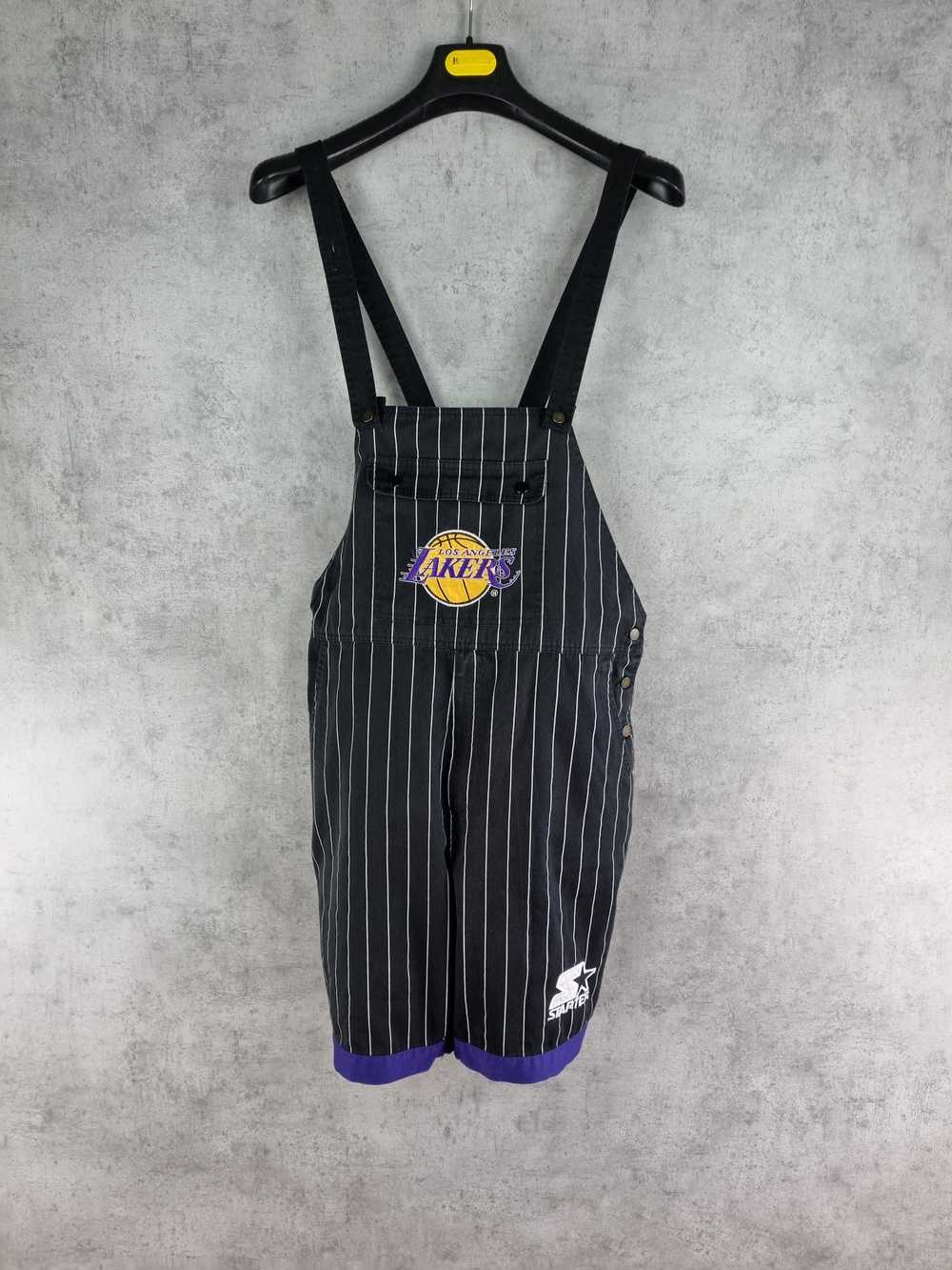 Lakers × Starter × Vintage 90s Rare STARTER LA La… - image 12
