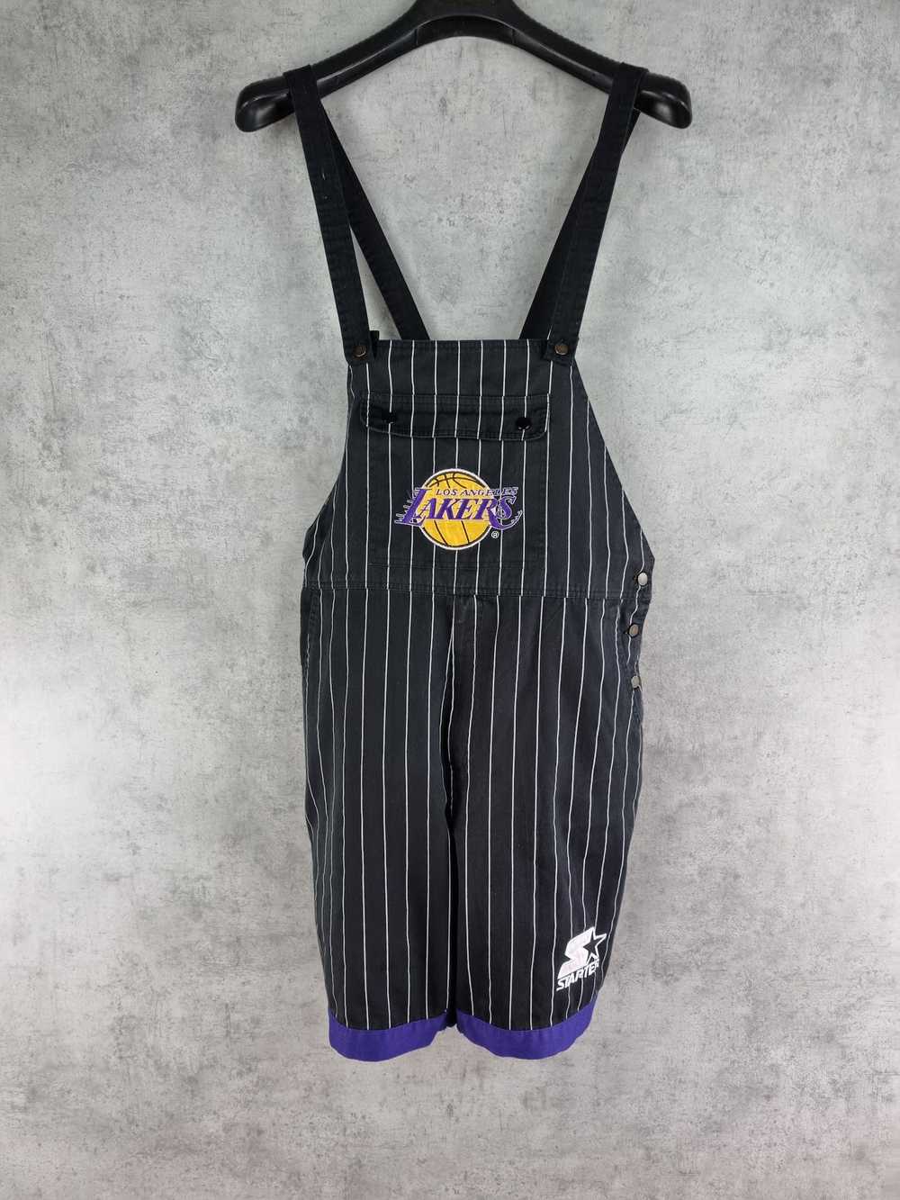 Lakers × Starter × Vintage 90s Rare STARTER LA La… - image 3