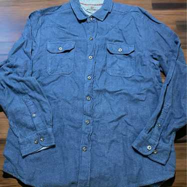 Woolrich Woolen Mills Woolrich Blue Flannel Shirt… - image 1