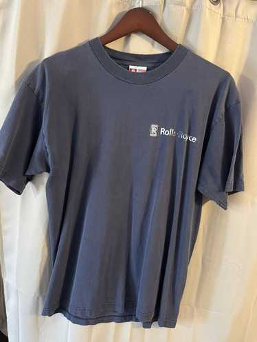 Vintage Vintage Roll-Royce logo t shirt - image 1