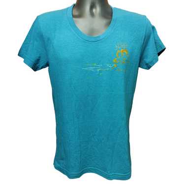 Other Mitch's Surf Shop Women's Blue Crewneck Sho… - image 1