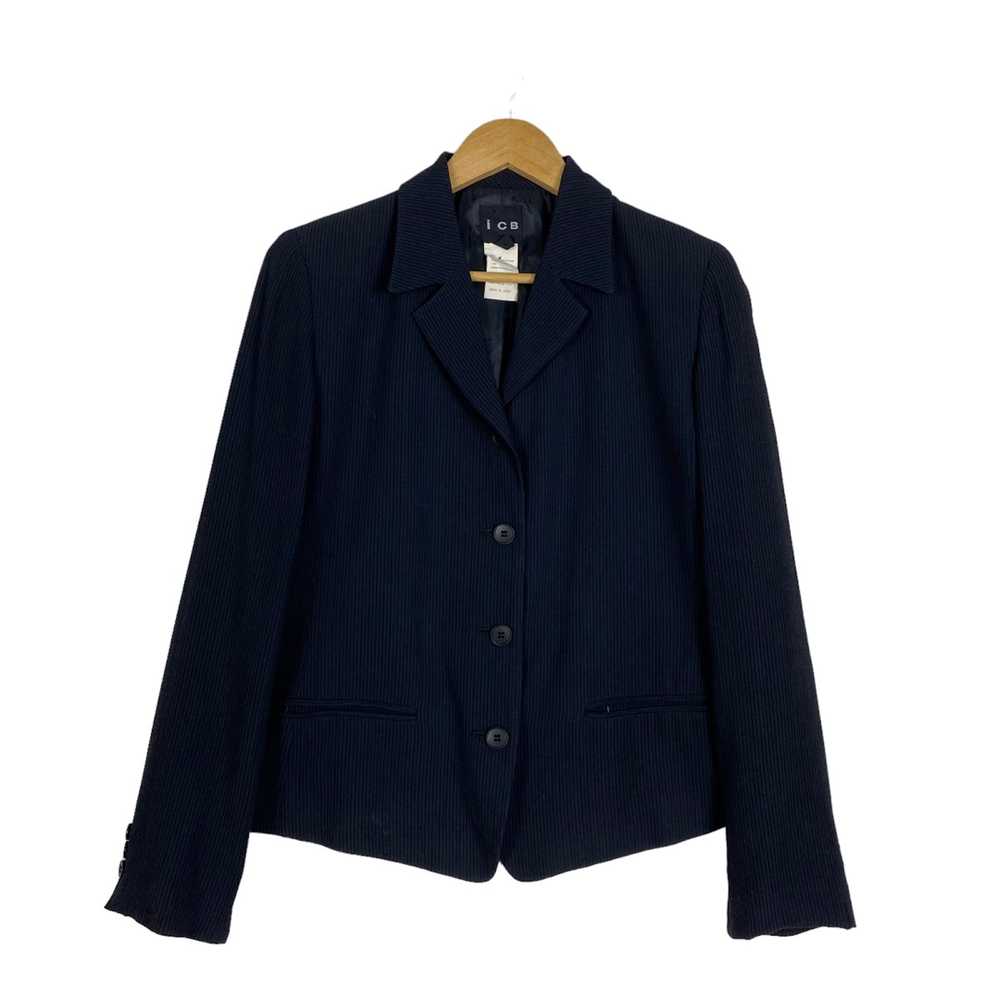 Japanese Brand I C B Made In Japan Button Coat Wo… - image 1