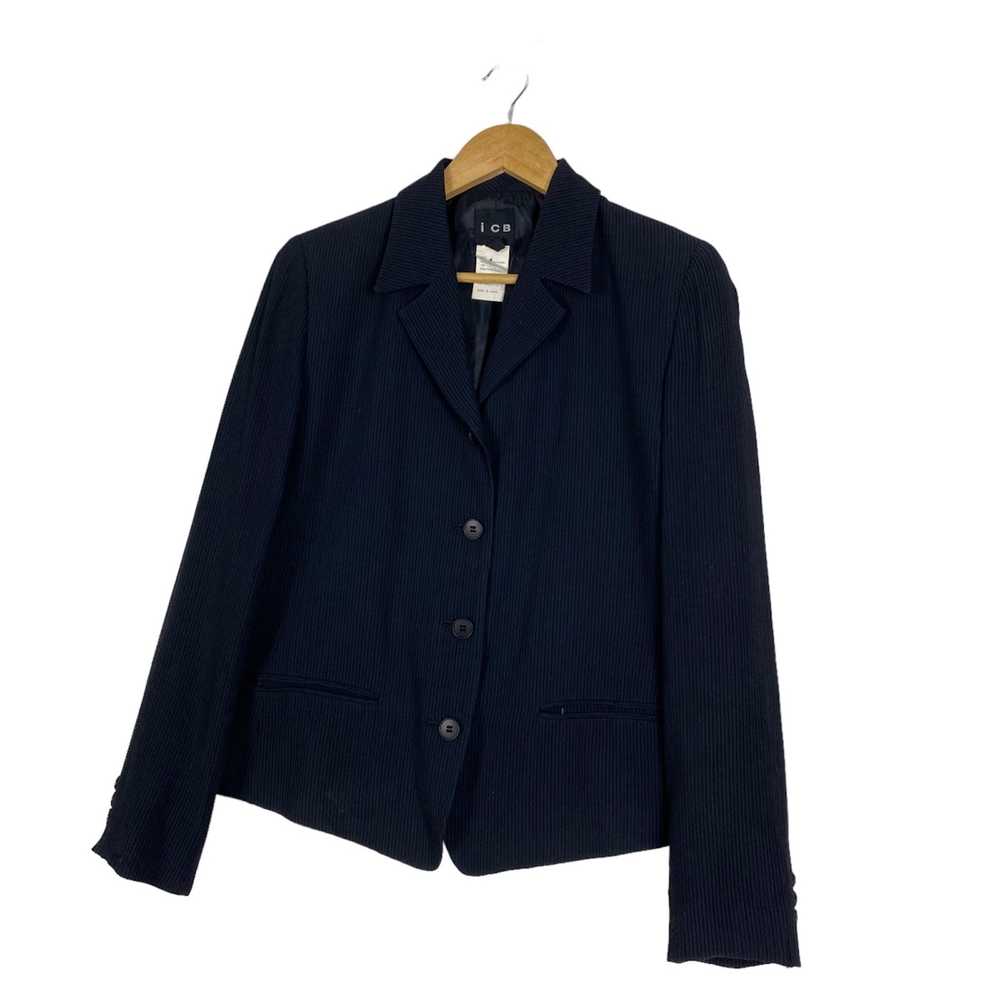 Japanese Brand I C B Made In Japan Button Coat Wo… - image 2