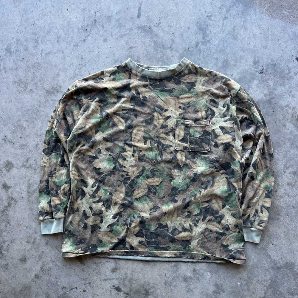 Camo × Vintage 90s Kelly Kamo Single Stitch Camo … - image 1