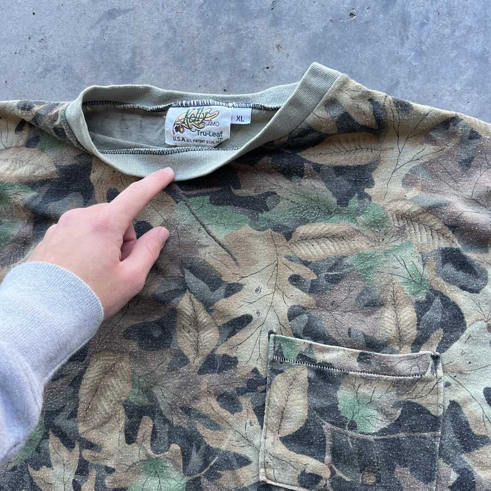 Camo × Vintage 90s Kelly Kamo Single Stitch Camo … - image 2