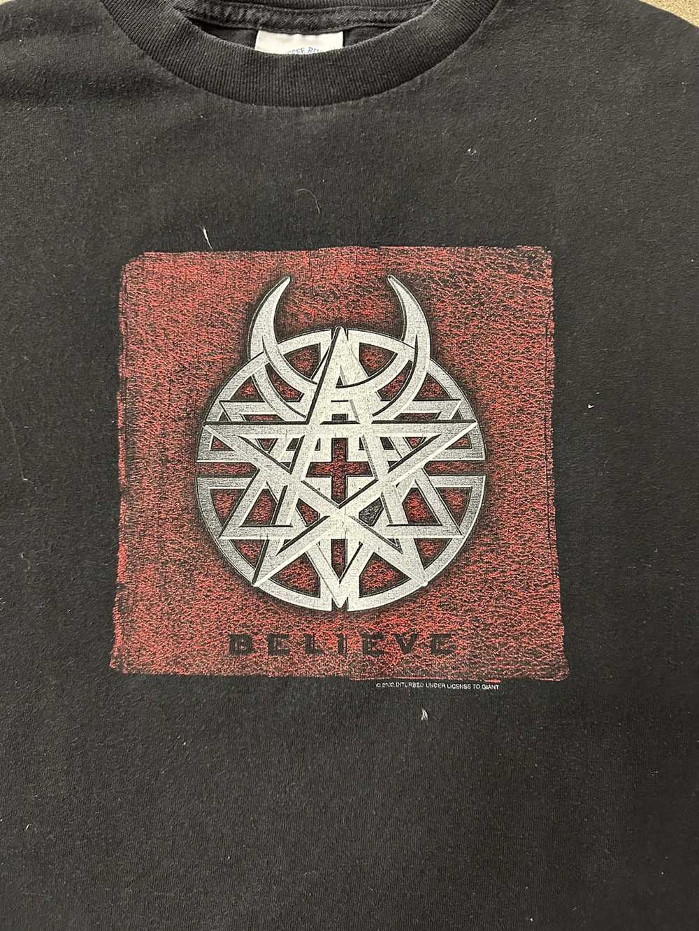 Band Tees × Vintage Vintage 2003 Disturbed Believ… - image 4