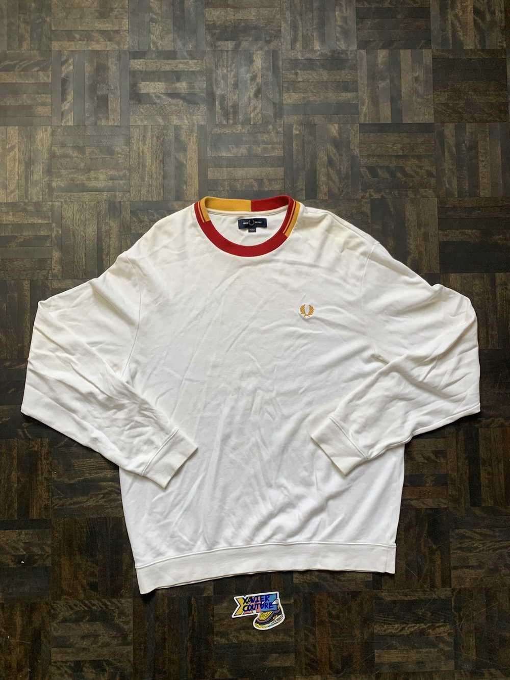 Fred Perry Fred Perry Longsleeve Laurel Wreath Wh… - image 2