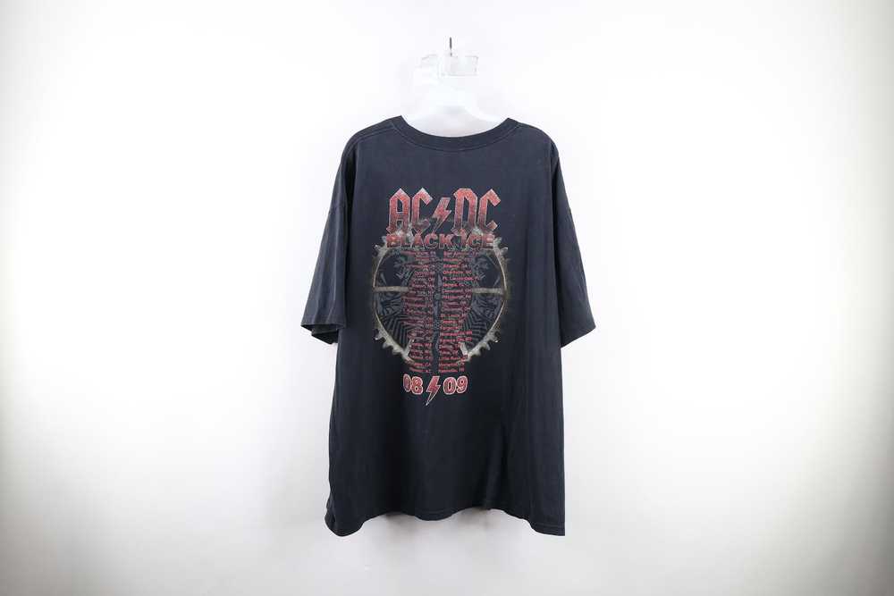 Vintage Vintage 2009 Black Ice Tour ACDC Band T-S… - image 12