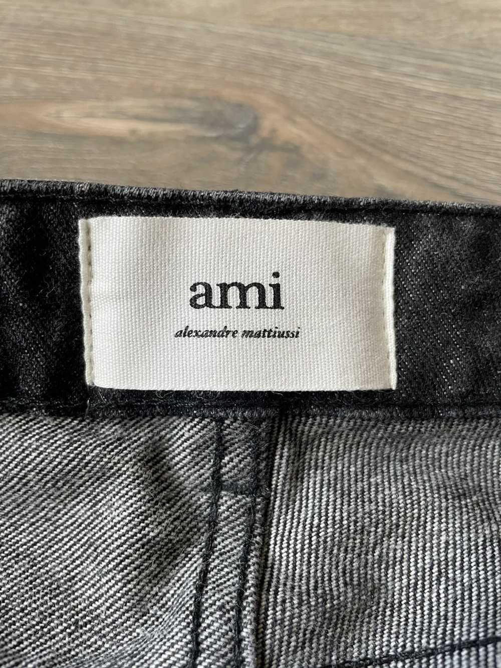 AMI AMI Black Vintage Wash Jeans - image 5