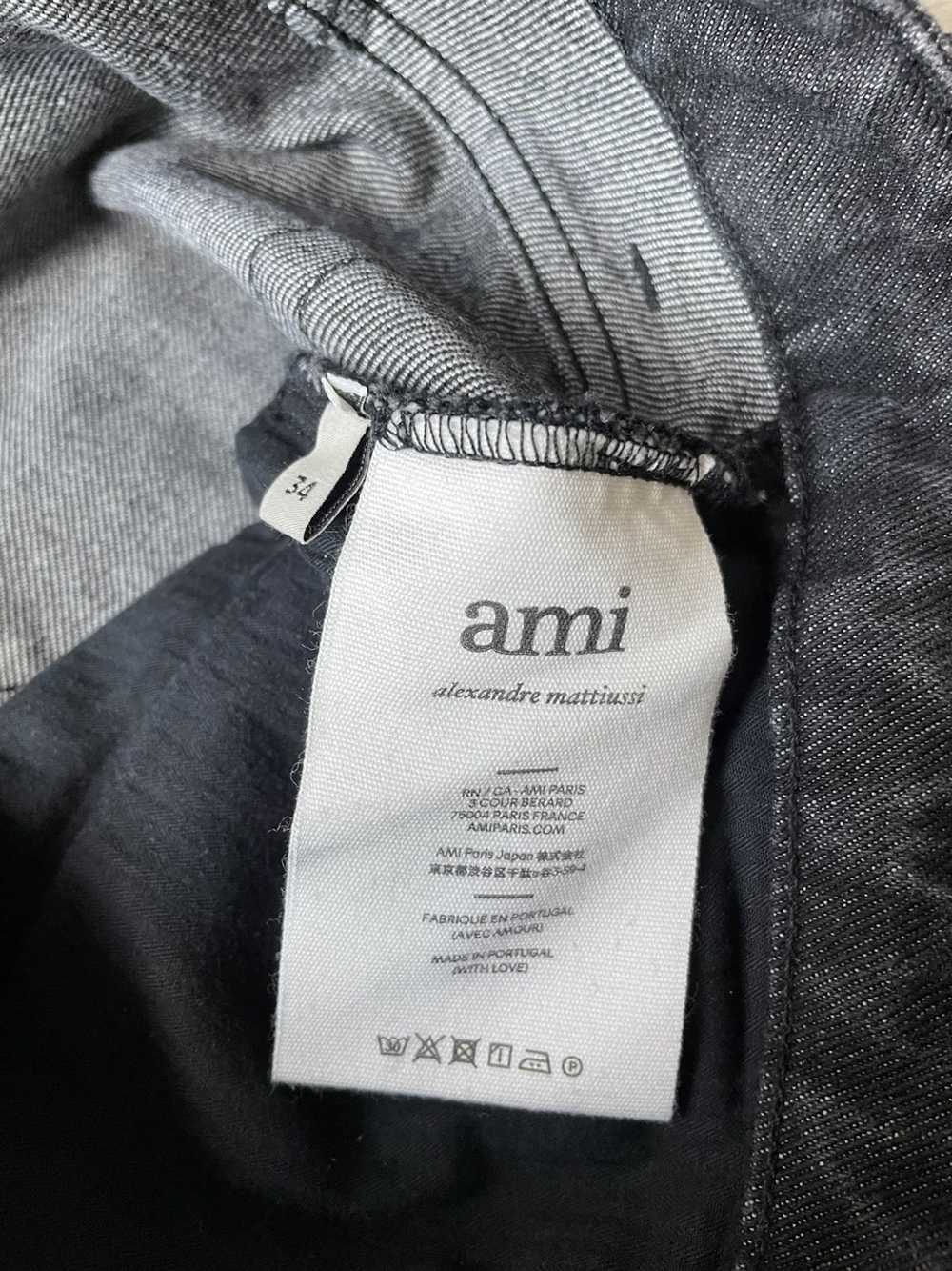 AMI AMI Black Vintage Wash Jeans - image 6