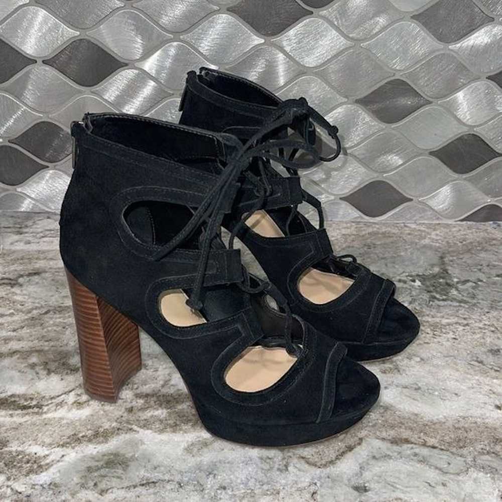 Vince Camuto Vince Camuto Lace-up Block Heels Size 8