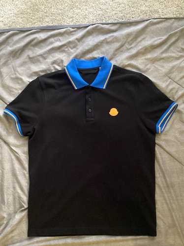 Moncler Moncler - Black Patch Polo - Medium