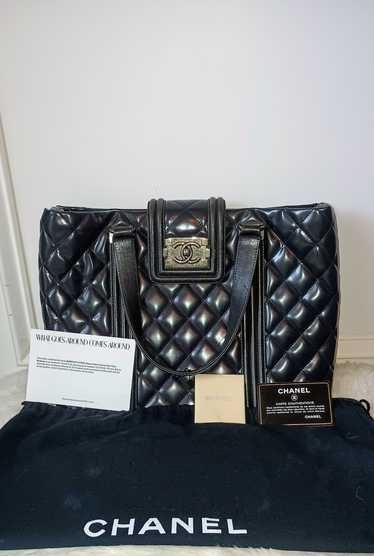 Chanel Chanel Quilted Boy Tote Bag