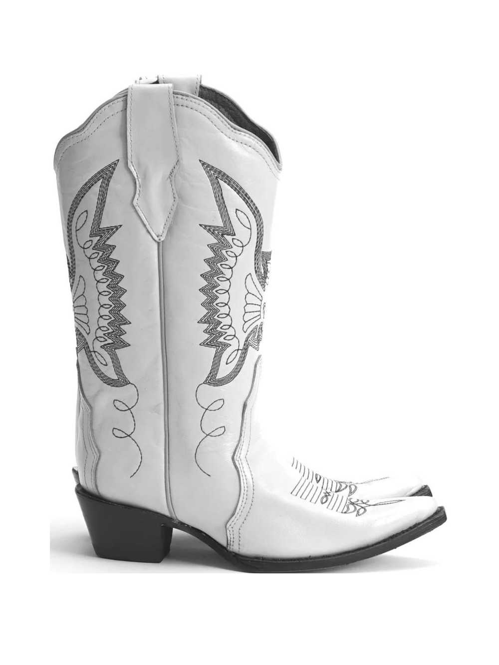 Montserrat Messeguer Leather Western Cowboy Boots - image 6