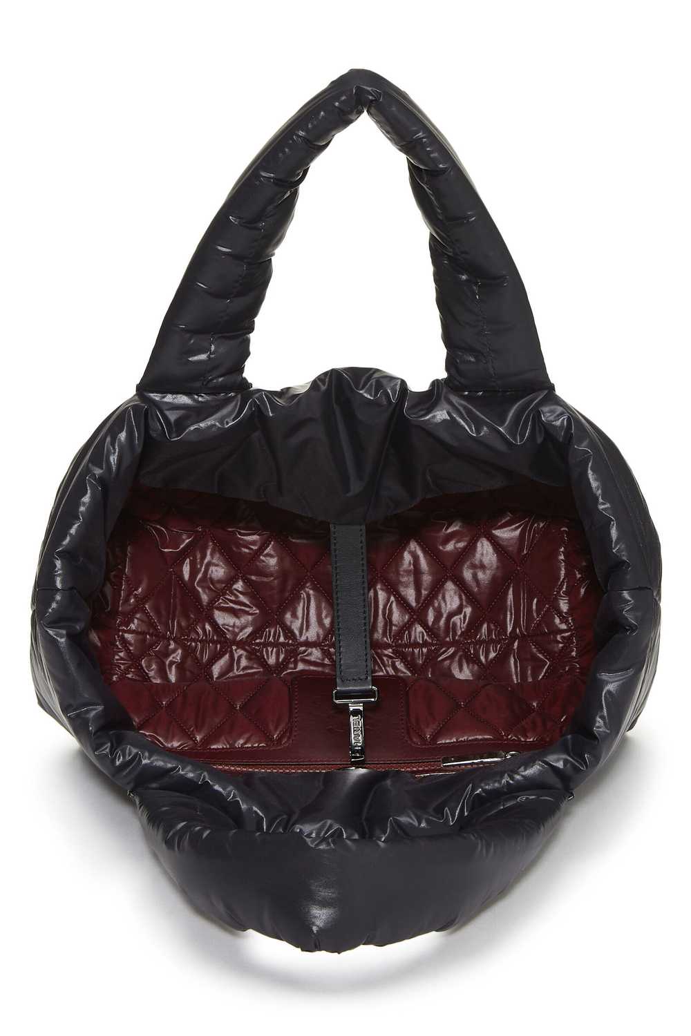 Black Nylon Coco Cocoon Tote Small - image 7