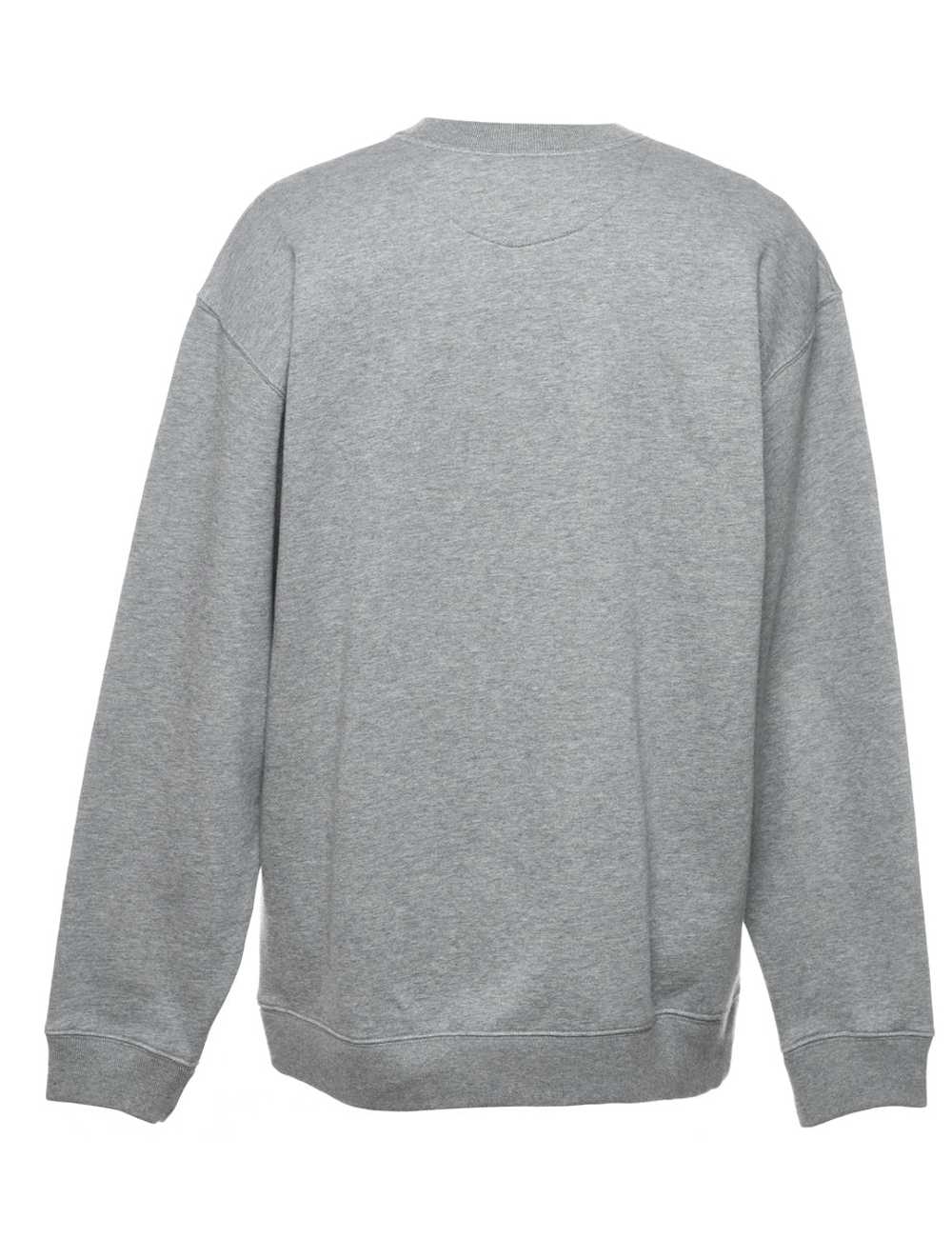 Marl Grey Timber Wolf Printed Sweatshirt - XL - image 2