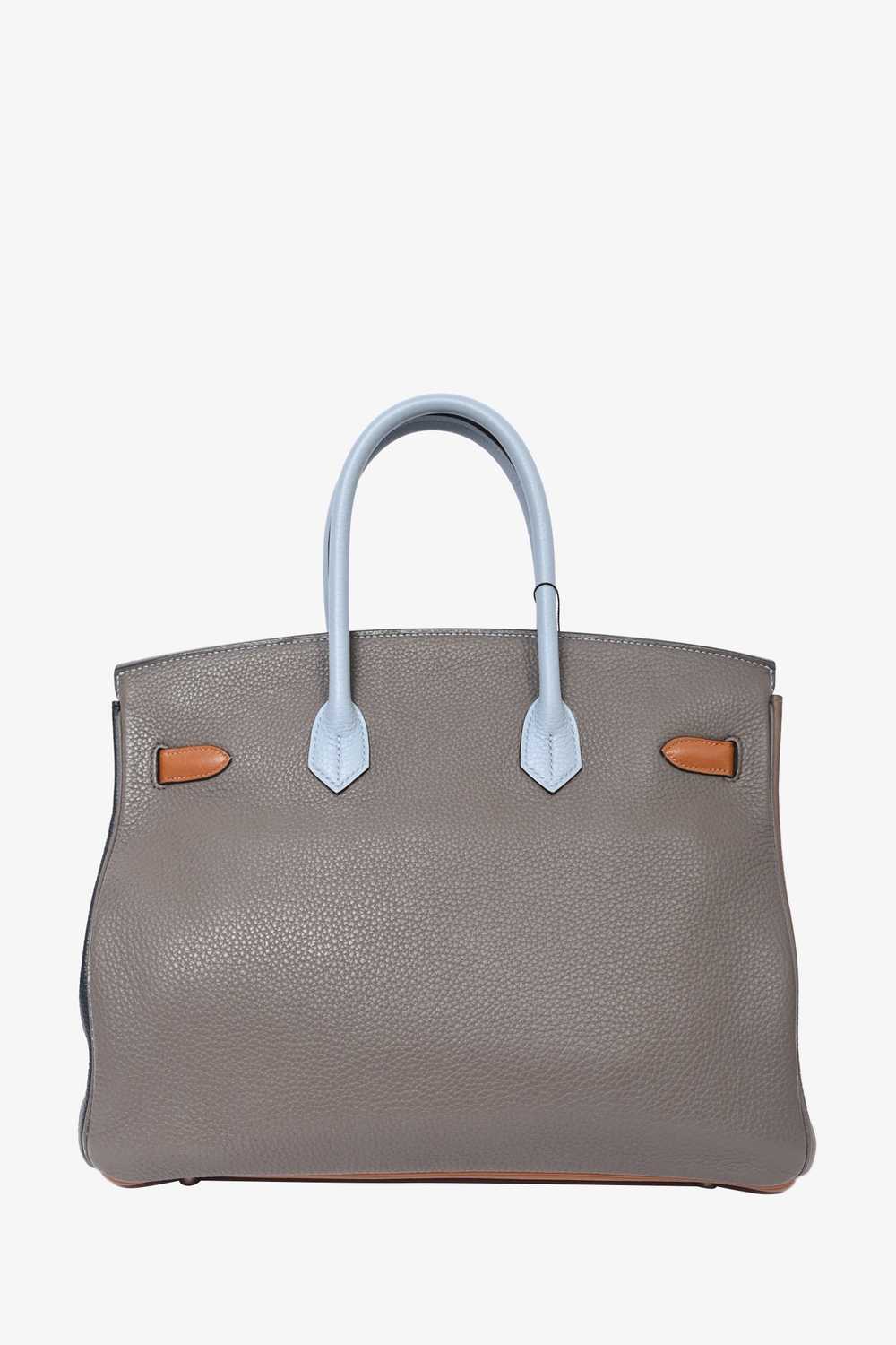 Hermès 2012 Clemence Leather Arlequin Birkin 35 - image 2