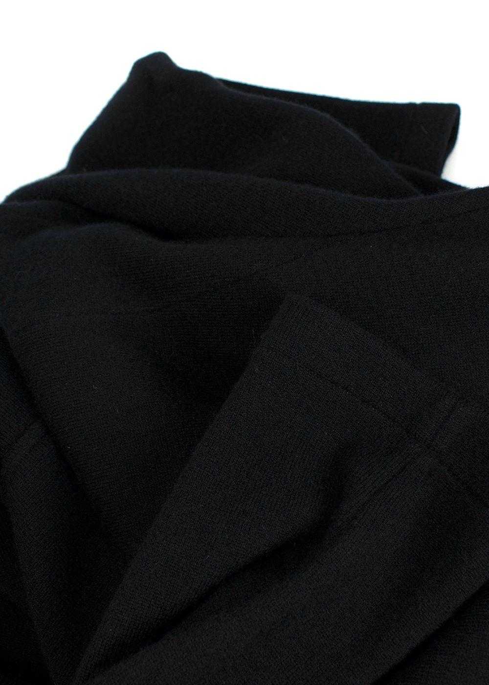 Managed by hewi Battistoni Black Cashmere Long Co… - image 4