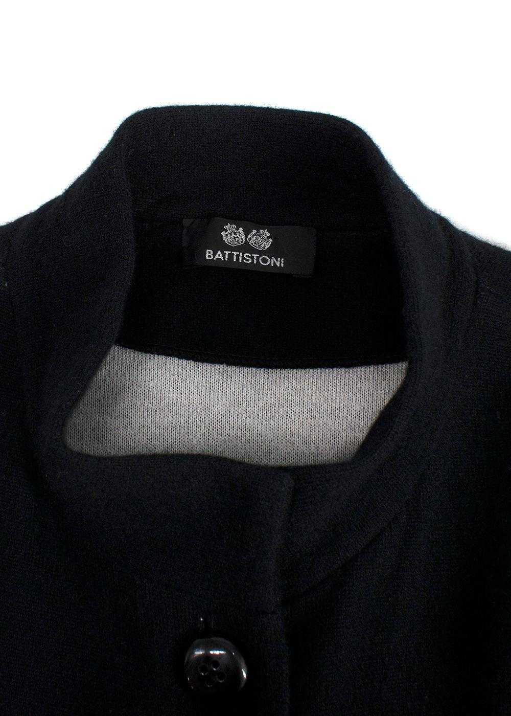 Managed by hewi Battistoni Black Cashmere Long Co… - image 5