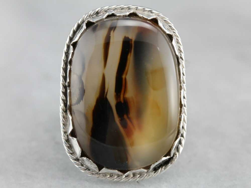 Montana Agate Statement Ring - image 2