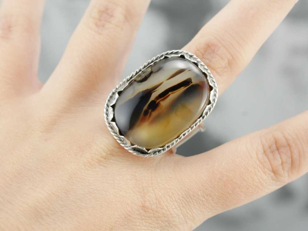 Montana Agate Statement Ring - image 4