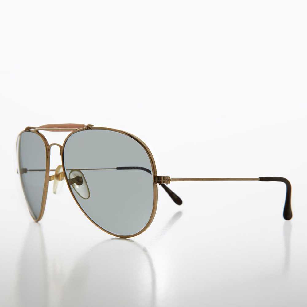 Pilot Sunglasses with Transition Lenses - Bud - image 4