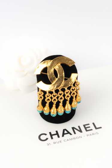Chanel cc brooch 1997 - image 1