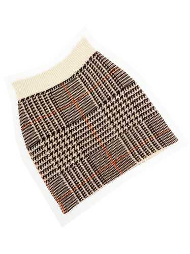 Vivienne Westwood F/W 1996 plaid knit skirt