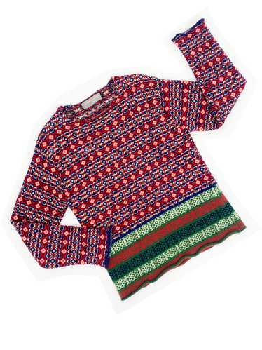 Comme des Garcons Homme 1990s geometric sweater