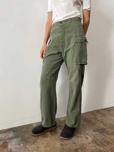 WW2 US Army HBT Combat Trousers (JYJ-0242) – JUNKYARD JEANS LLC