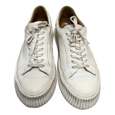 Jil Sander Leather low trainers