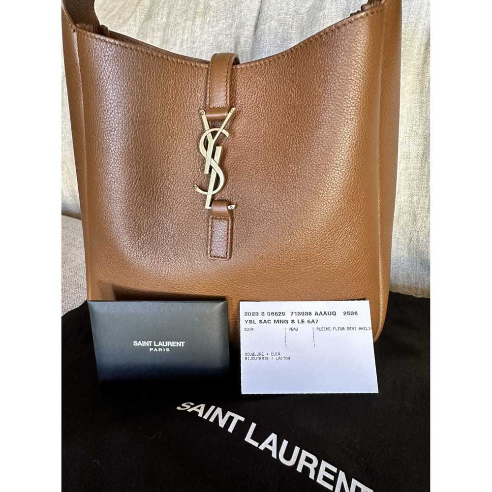 Saint Laurent Le 5 à 7 leather handbag - image 10