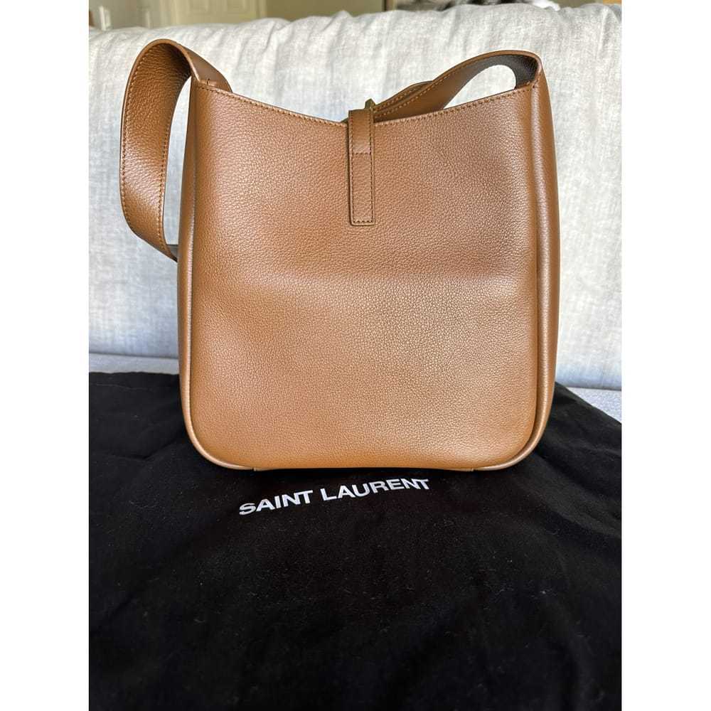 Saint Laurent Le 5 à 7 leather handbag - image 3