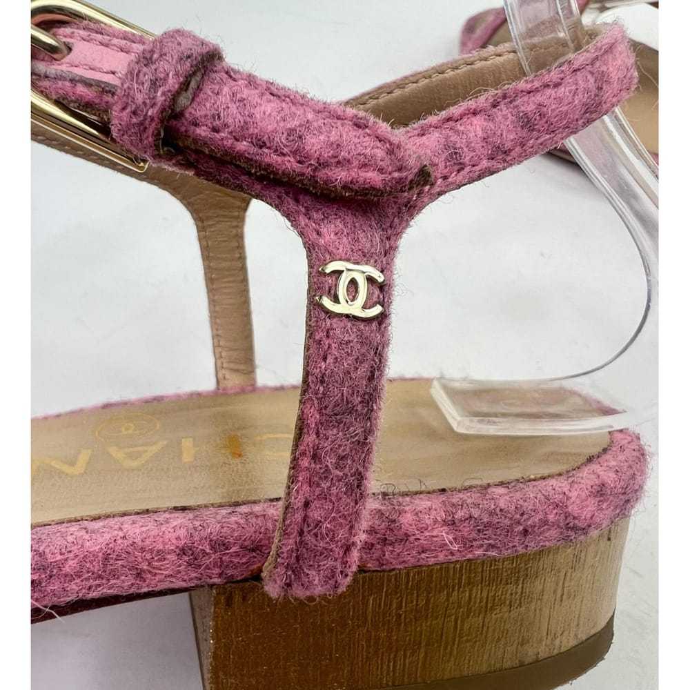Chanel Tweed sandal - image 11