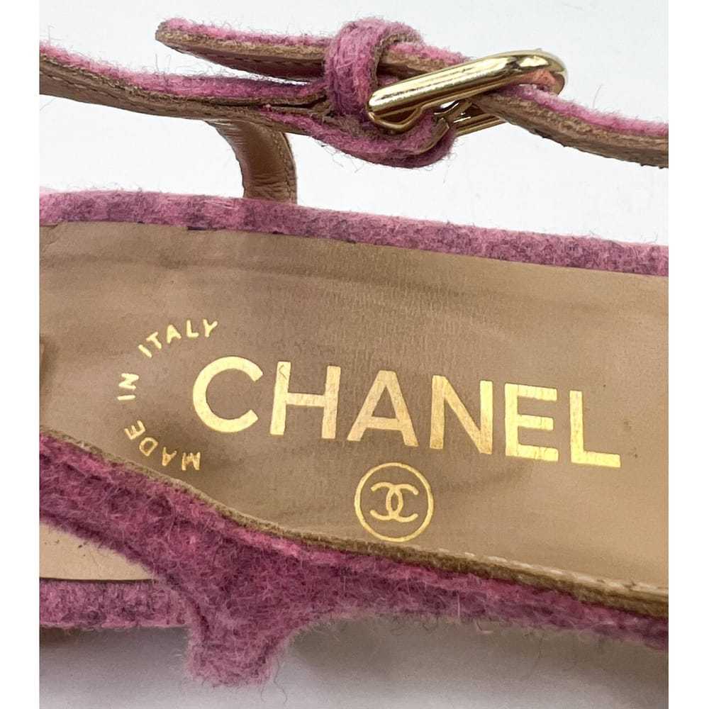 Chanel Tweed sandal - image 6