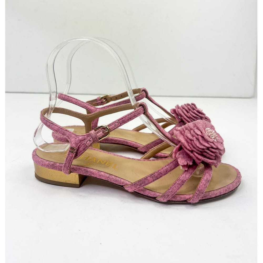 Chanel Tweed sandal - image 7