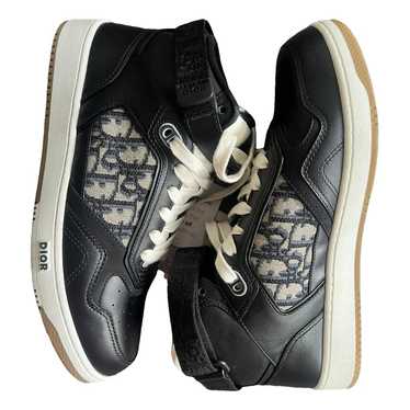 Dior Homme B27 leather high trainers