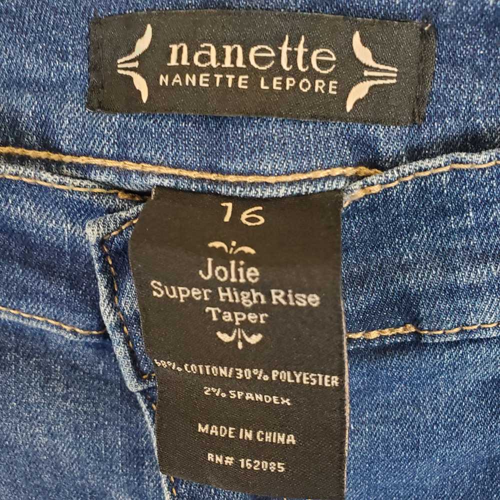 Nanette Lepore Women Blue Jeans Sz 16 NWT - image 3
