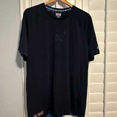 Y2K VTG EARLY 2000s DARK BLUE  W/TAPOUT T-SHIRT S… - image 1