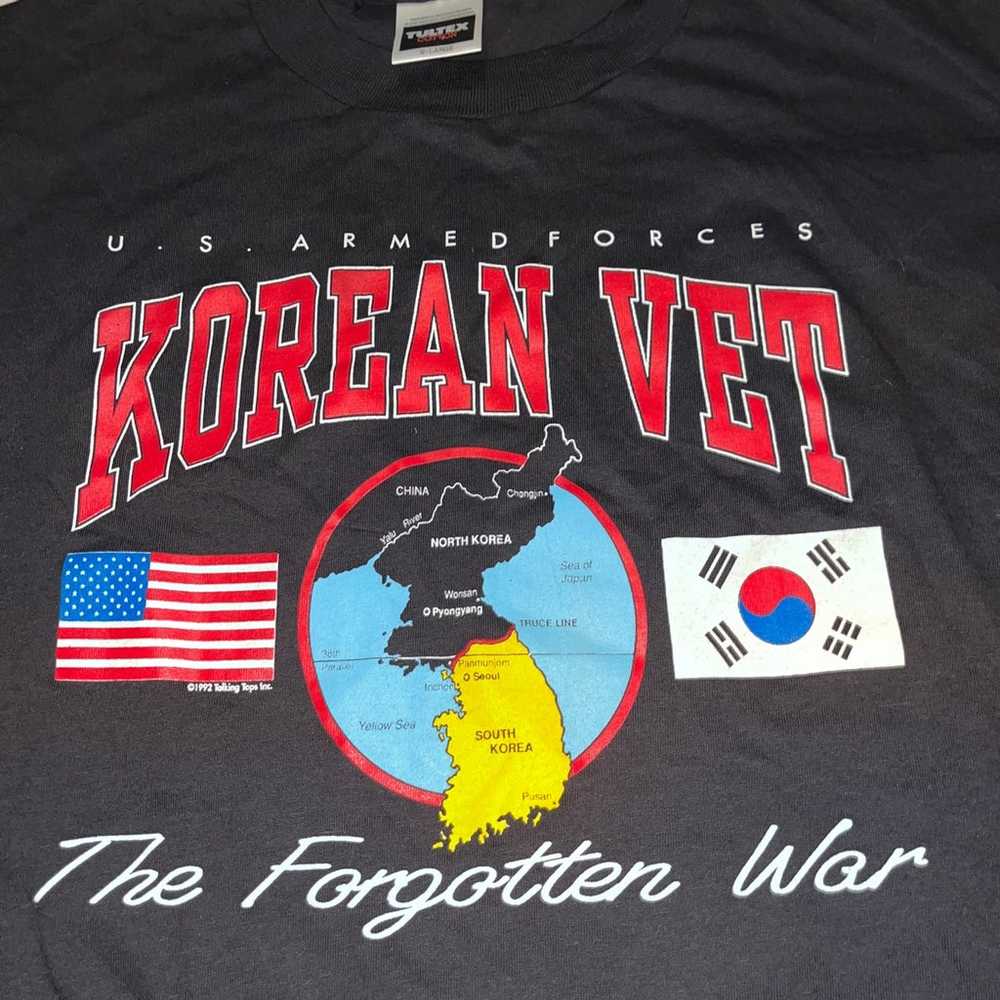 Vintage Korean vet shirt - image 2