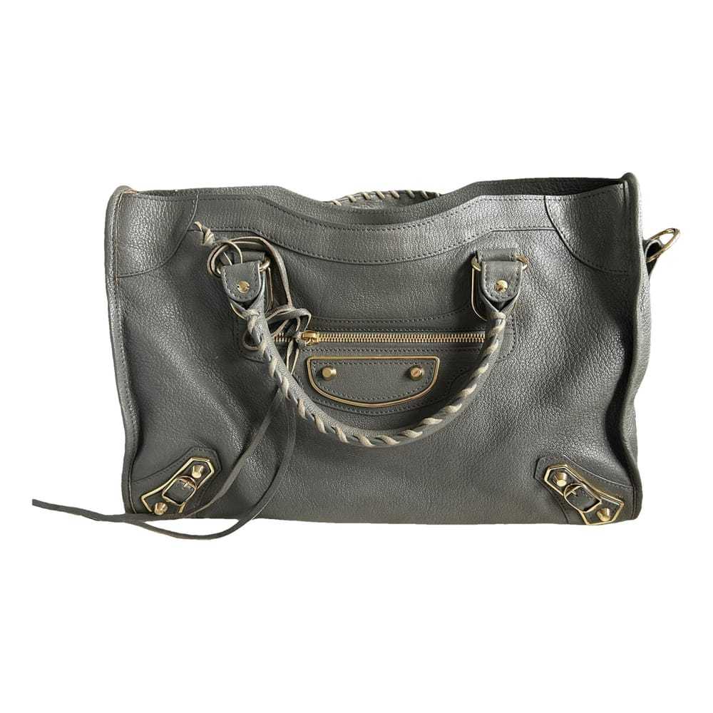 Balenciaga Classic Metalic leather handbag - image 1