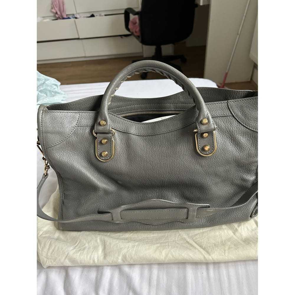 Balenciaga Classic Metalic leather handbag - image 2