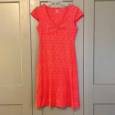 Toad & Co Printed Rosemarie Dress Red XS - image 1