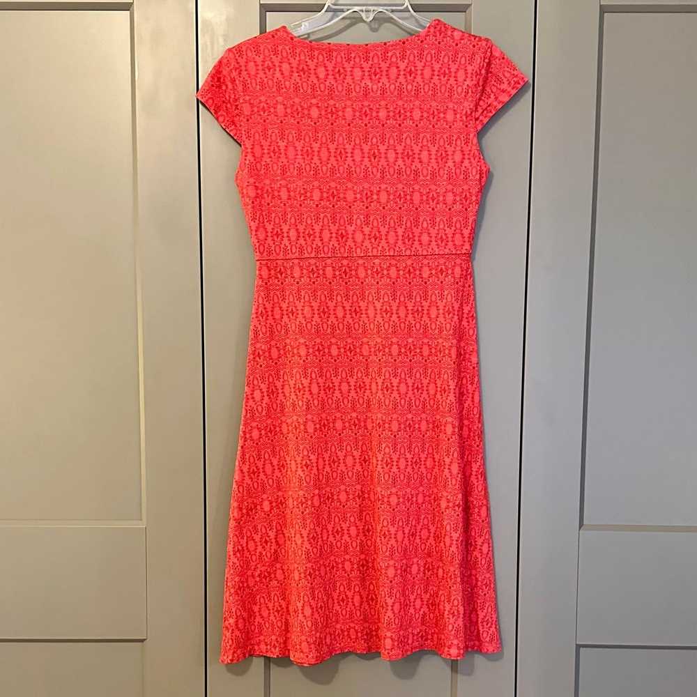 Toad & Co Printed Rosemarie Dress Red XS - image 2