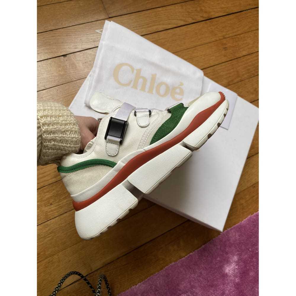 Chloé Sonnie leather trainers - image 4