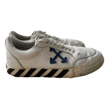 Off-White Vulcalized leather low trainers