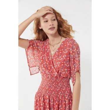 Urban Outfitters NWOT Floral Smocked Mini Dress